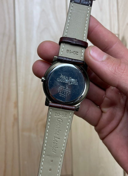 90s Jean Paul Gaultier Leather Band Watch