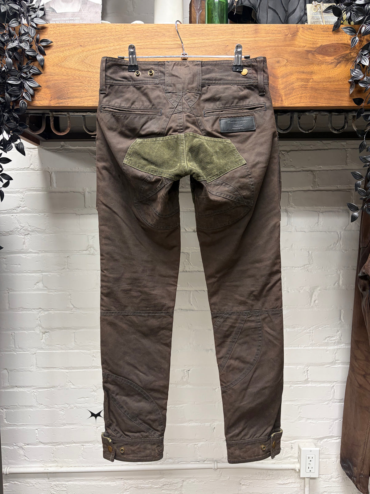 AW2008 Undercover ‘Unreal Real Clothes’ Heavy Canvas Oil Waxed Hybrid Skinny Cargo Denim