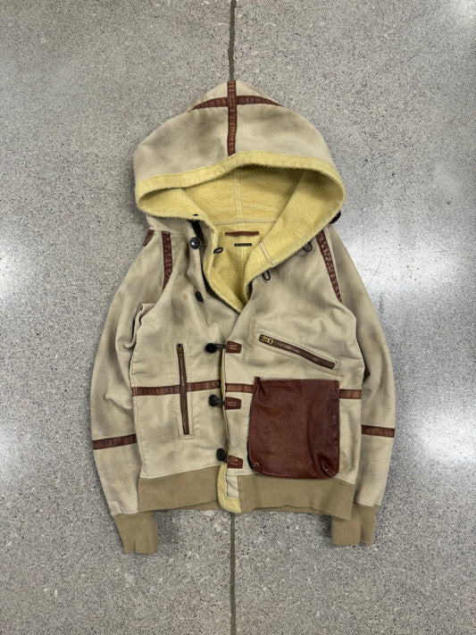 Kapital ‘Hunting’ Suede Hooded Jacket