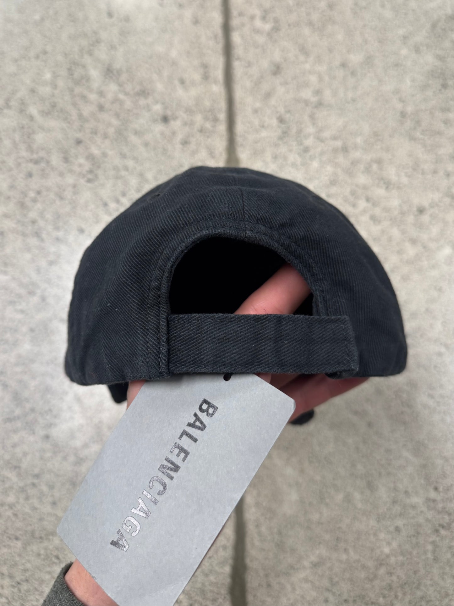 SS2023 Balenciaga ‘Be Different’ Cotton Drill Strapback Hat