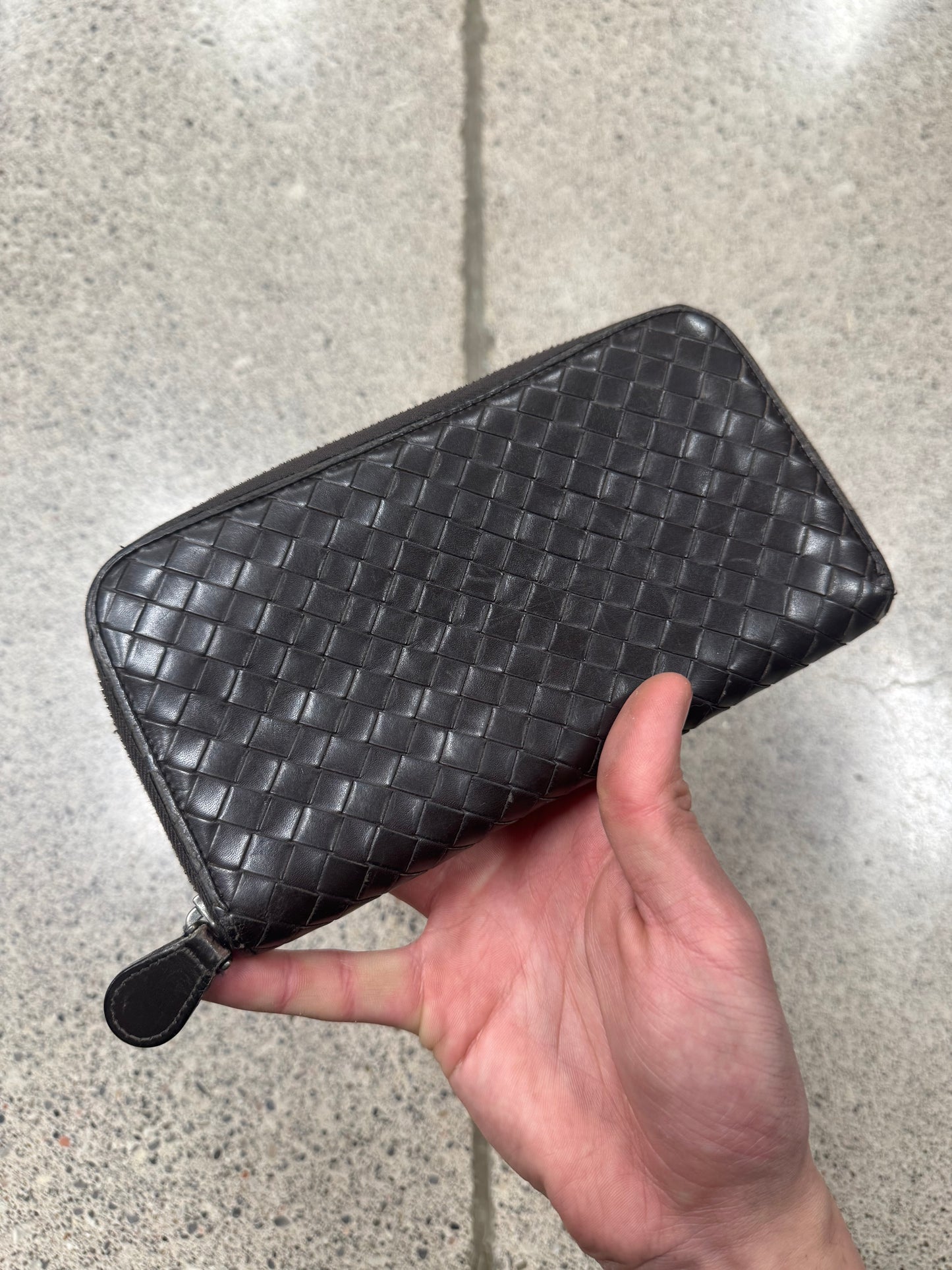 Bottega Veneta ‘Quilted’ Long Leather Wallet