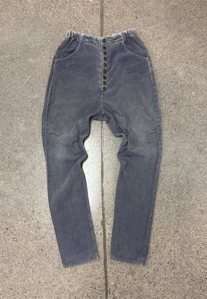 Kapital ‘Sun Aged Grey’ Corduroy Work Pants