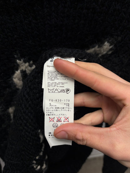 Yohji Yamamoto ‘Dog Knit’ Black Wool Sweater