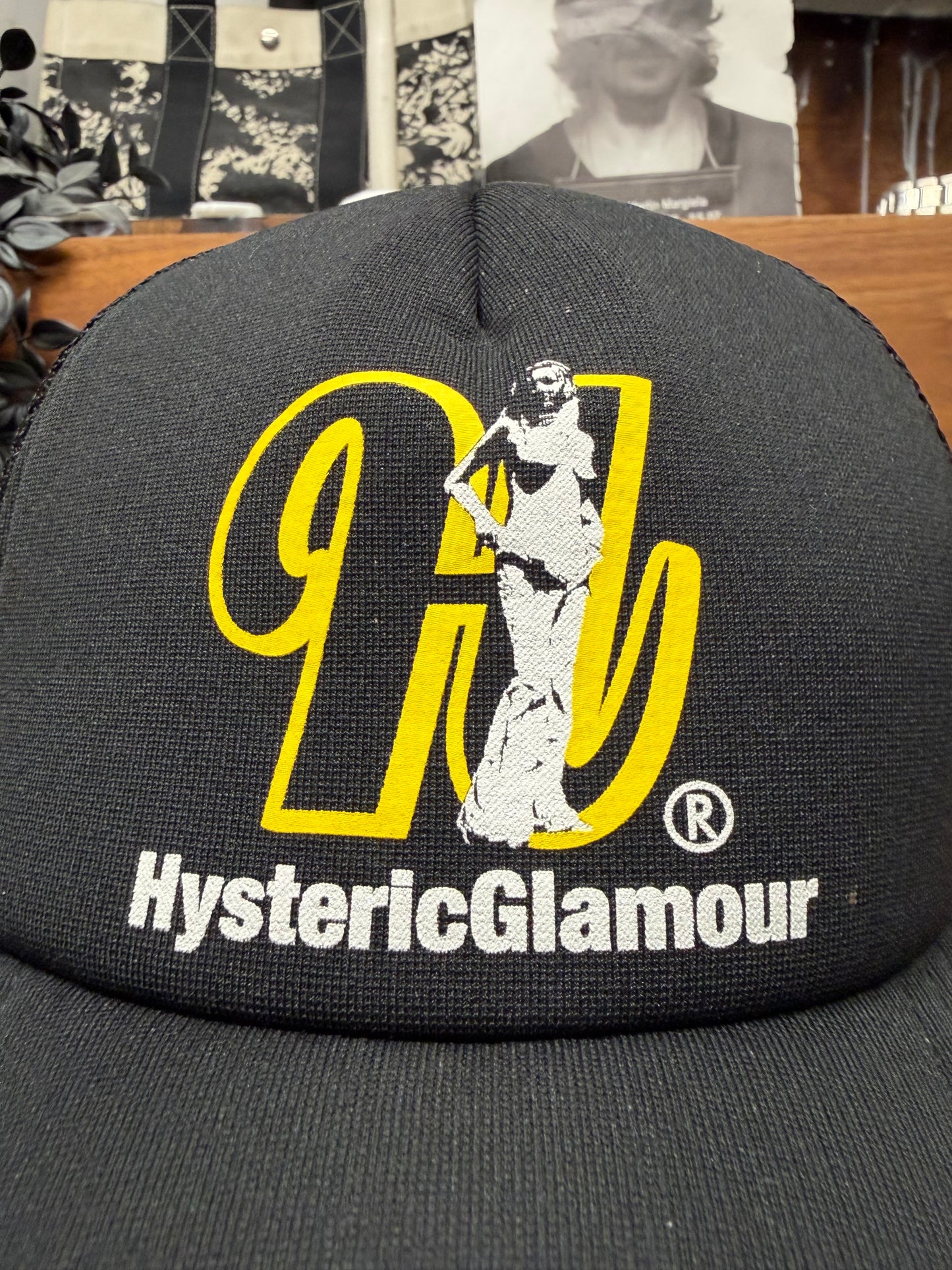 Hysteric Glamour ‘H Logo’ Black Snapback Trucker Hat