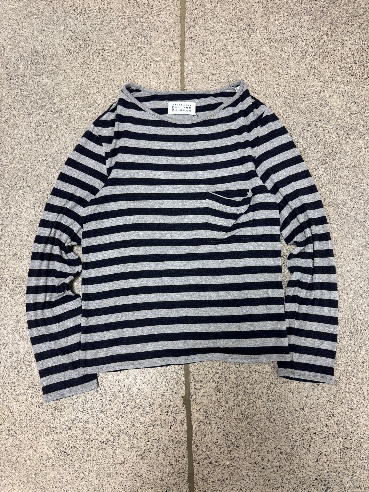 AW2008 Maison Martin Margiela Striped Long Sleeve Shirt