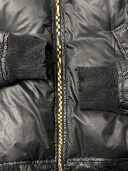 Rick Owens ‘Goose Down’ Padded MA-1 Black Bomber Jacket
