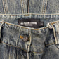 No Faith Studios ‘Wave’ Wide Leg Denim