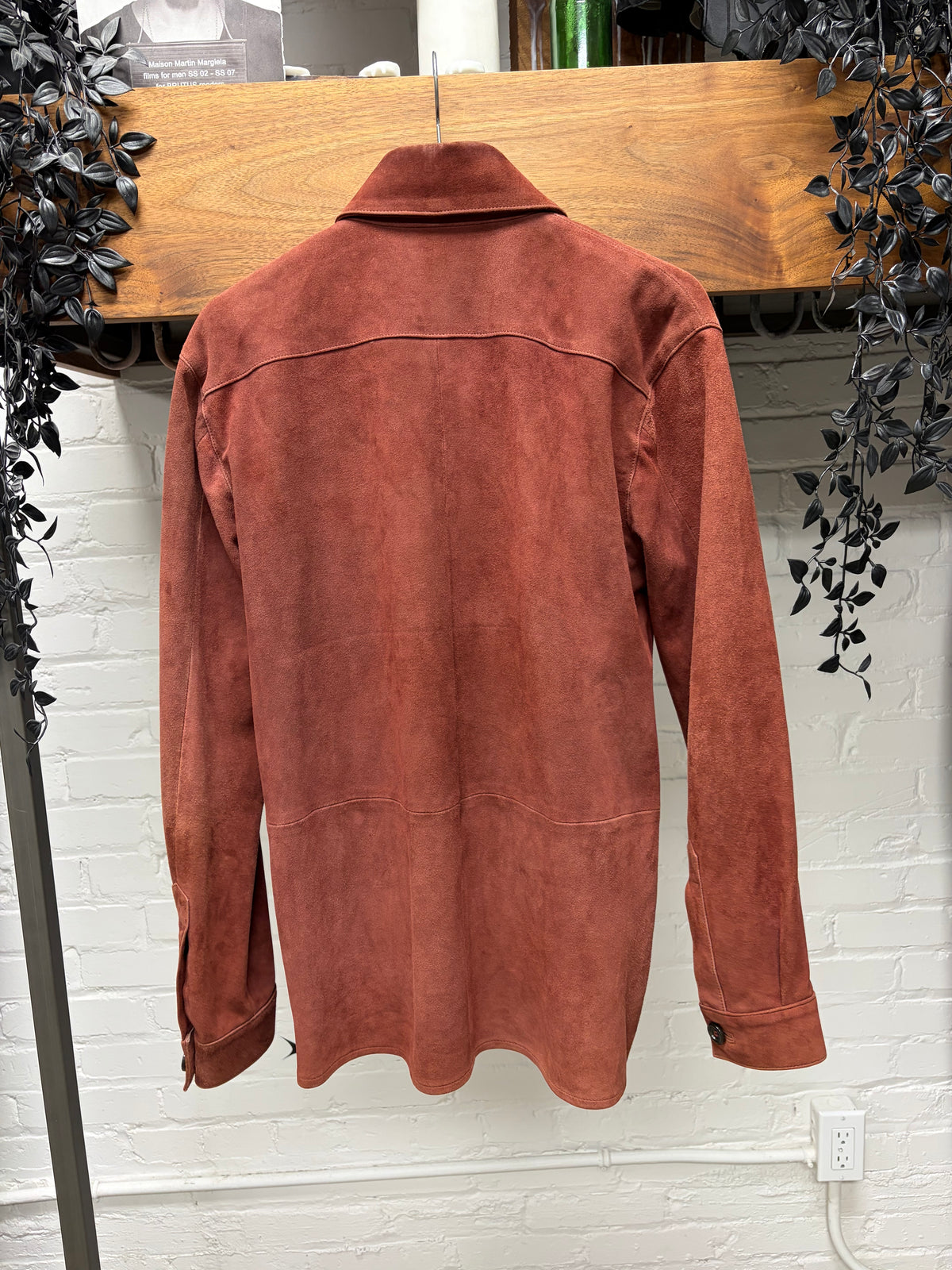 Our Legacy ‘Rustic Orange’ Suede Overshirt Jacket