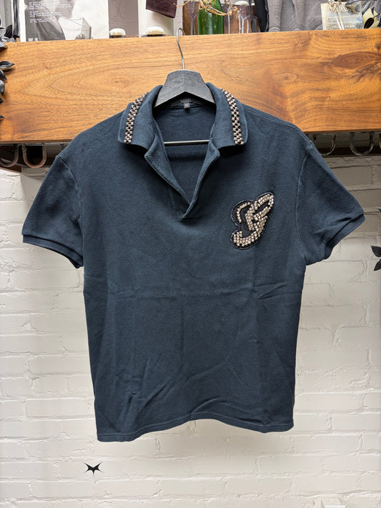 Gucci by Frida Giannini  ‘Studded G’ Spike Embellished Polo