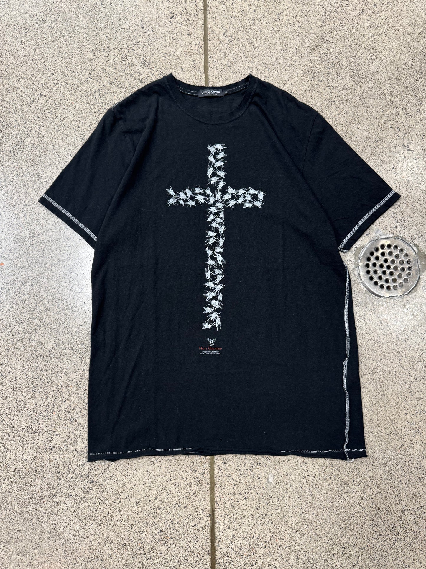 2003 Undercover ‘Insect’ Bug Cross Contrast Seam Graphic T-Shirt