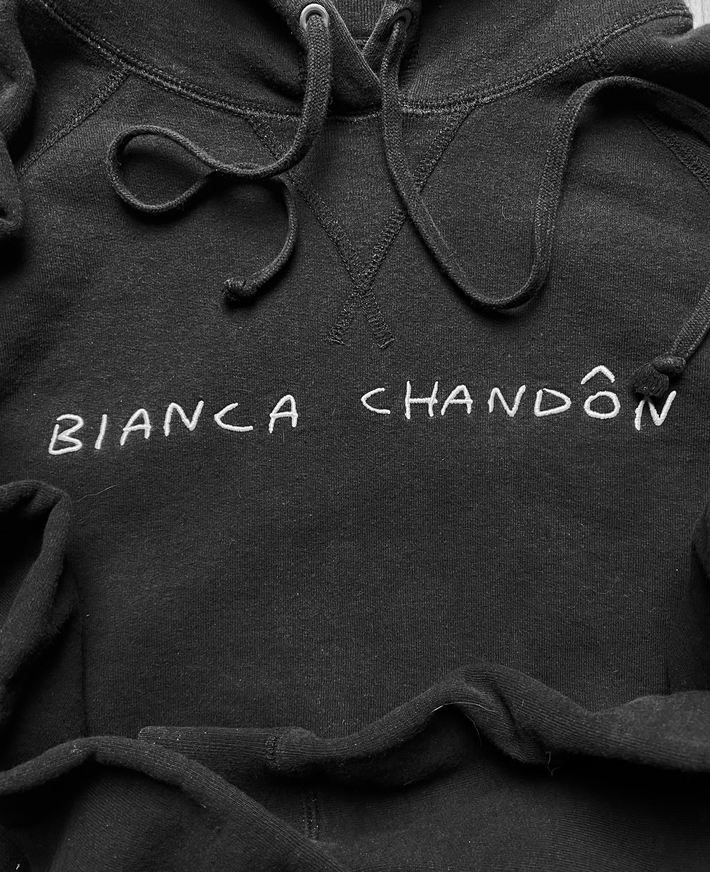 Bianca Chandon Embroidered Logo Pullover Hoodie