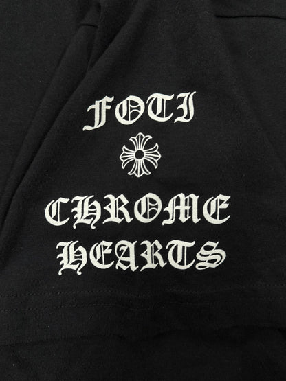 Chrome Hearts ‘Foti’ Skull Black Graphic T-Shirt
