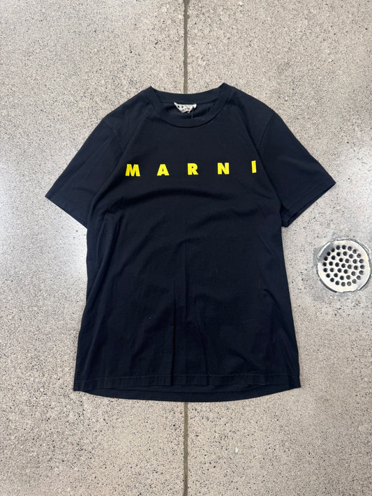 Marni Black/Yellow Logo T-Shirt