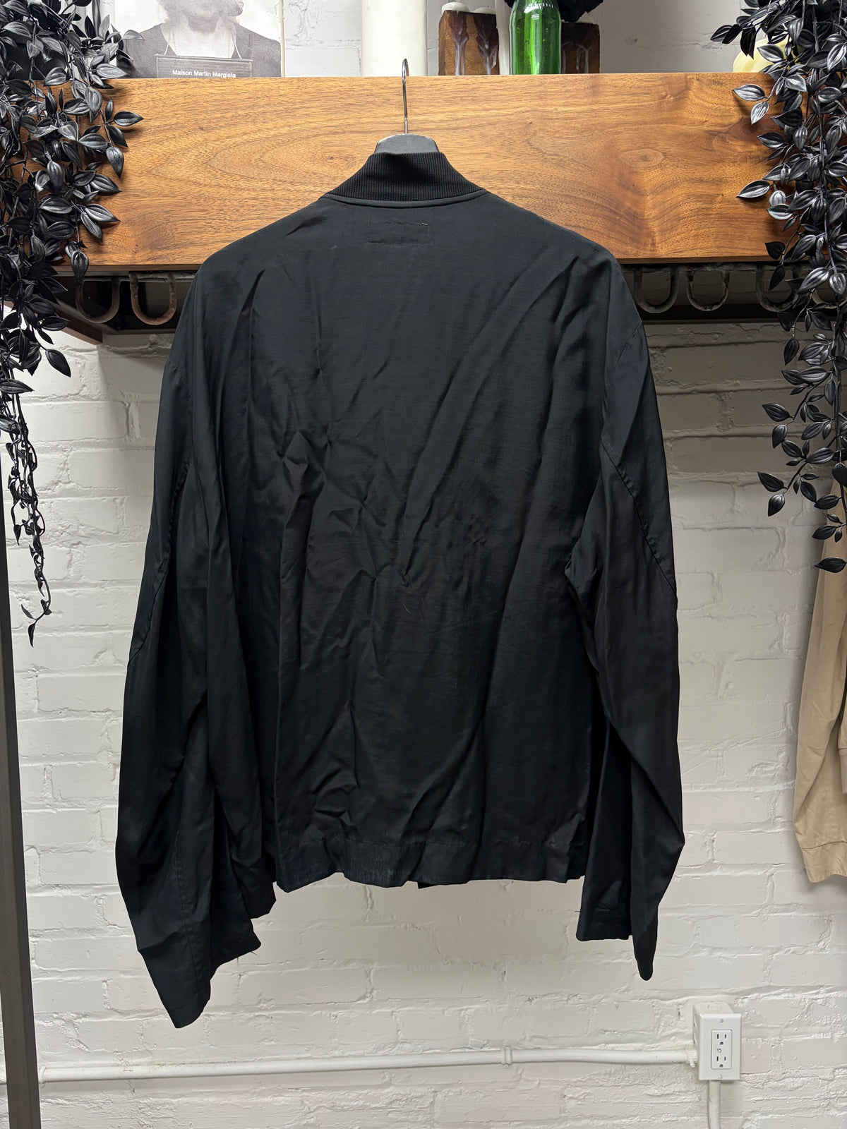 SS1996 Yohji Yamamoto Pour Homme ‘Rose’ Silk Bomber Jacket