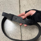 Number (N)ine Miyashita Era Silver ‘Square Buckle’ Leather Belt