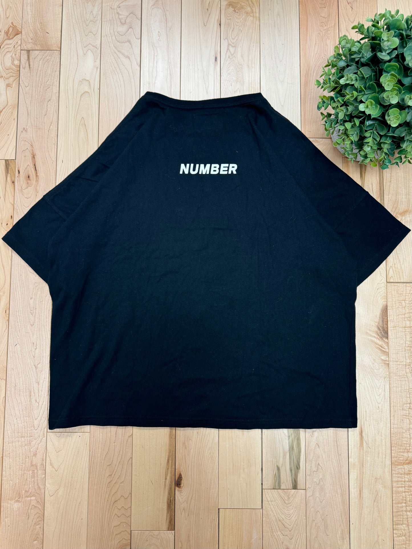 Number (N)ine Chest Logo Black T-Shirt