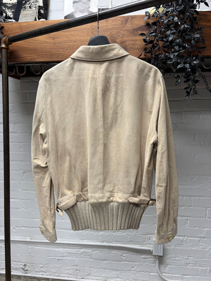 SS2007 Alexander McQueen Tan Suede Hunting Jacket