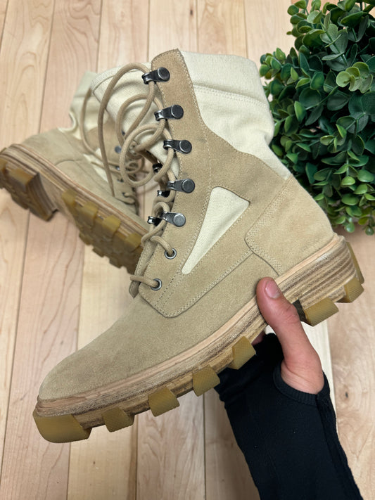 Balenciaga ‘Desert Sand’ Suede Tactical Army Boots