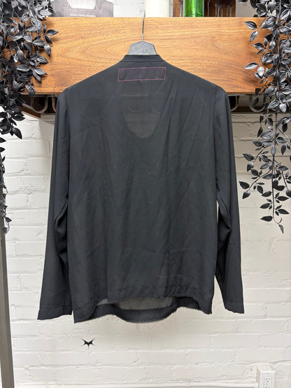 AW2002 Junya Watanabe ‘Jewel Skull’ Chiffon Sheer Long Sleeve Shirt