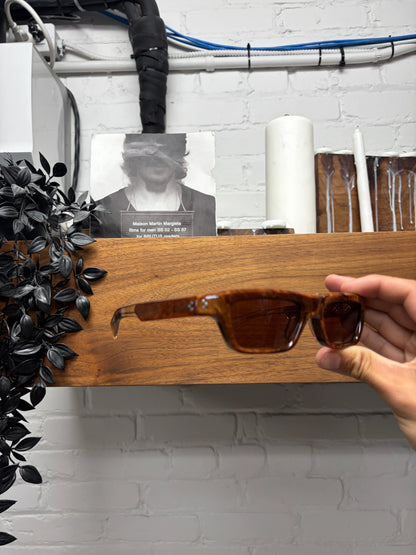 Jacques Marie Mage ‘Rush’ Burlwood Brown Tinted Sunglasses