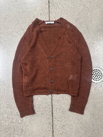 Our Legacy ‘Academy’ Rustic Brown Mohair Cardigan