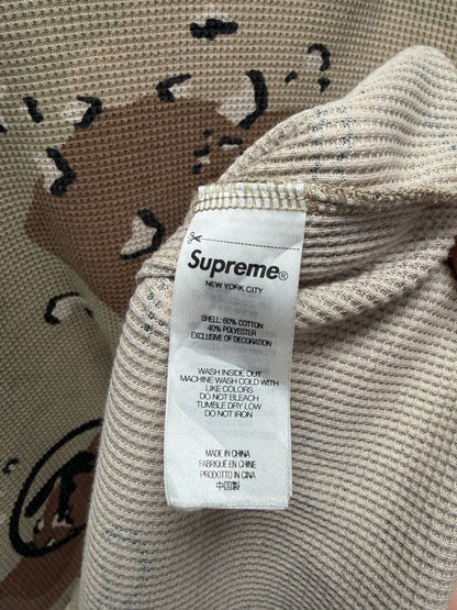 SS2025 Supreme x Aphex Twin Themal ‘Desert Camo’ Long Sleeve Shirt