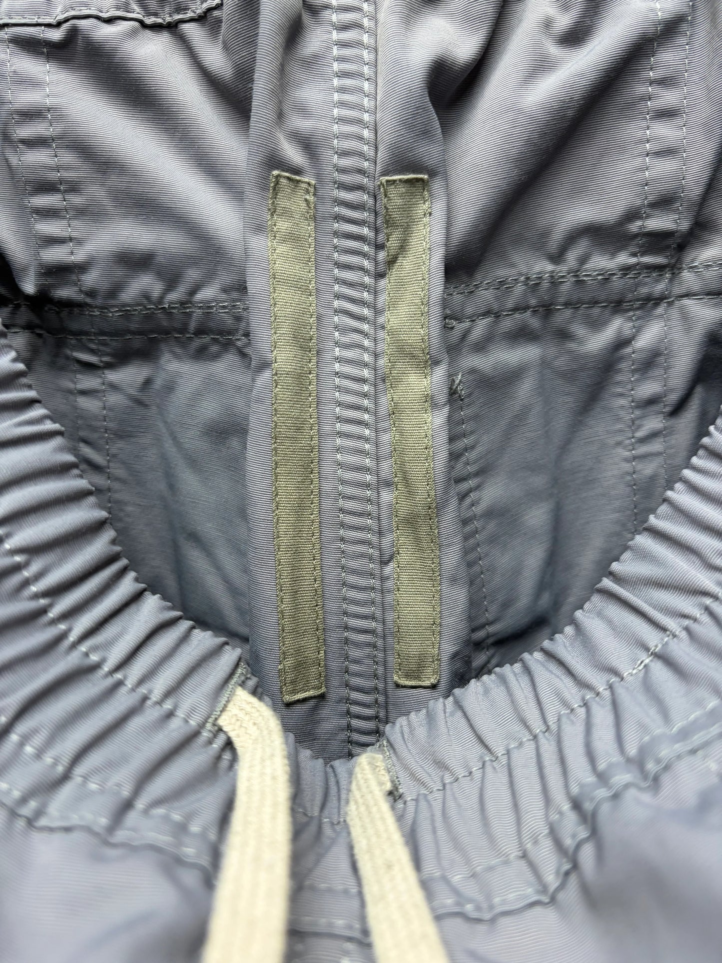 2018 Rick Owens ‘Creatch’ Blu/Grey Drawstring Pants