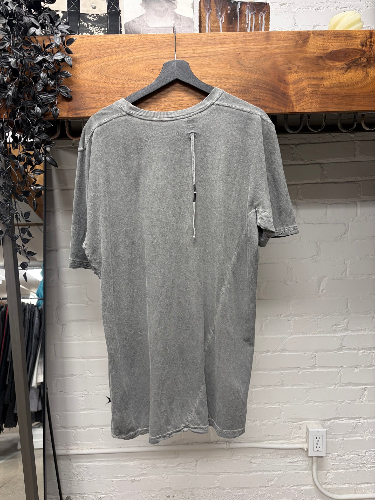 Boris Bidjan Saberi Stone Grey Cotton T-Shirt