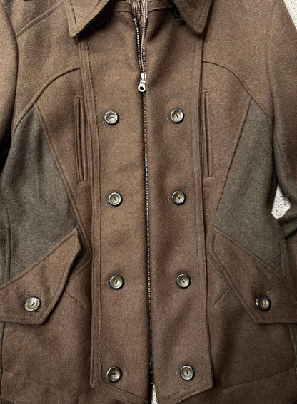 PPFM ‘Napoleon’ Brown Wool Jacket