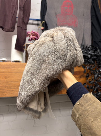 AW1997 Maison Martin Margiela x Bless Genuine Grey Fur Wig