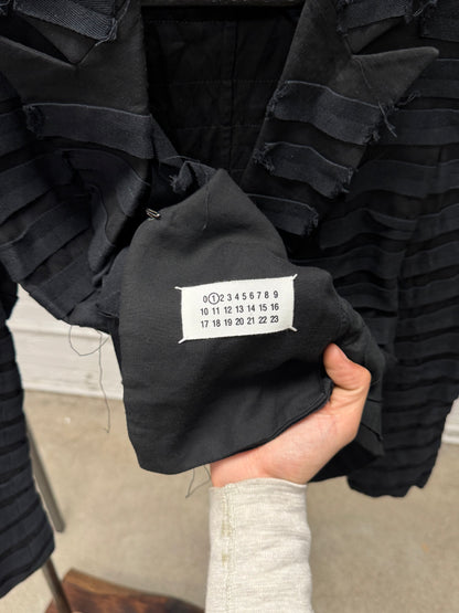 2010 Maison Margiela Line (1) Black Cotton ‘Bondage’ Blazer