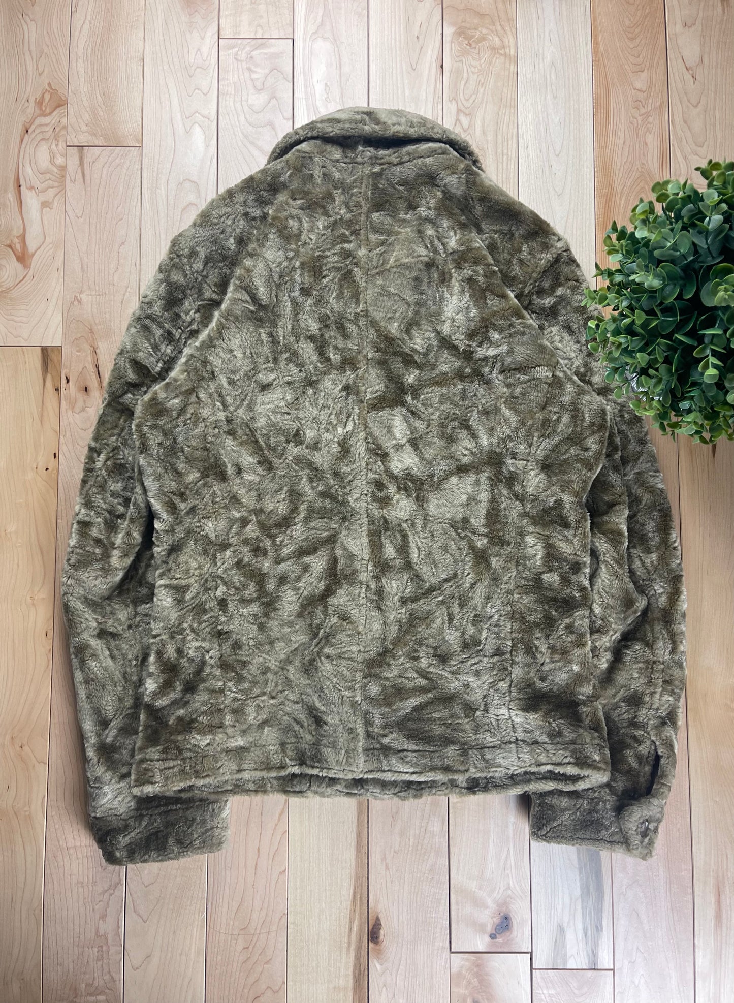 Tornado Mart Shag Faux Fur Trucker Jacket