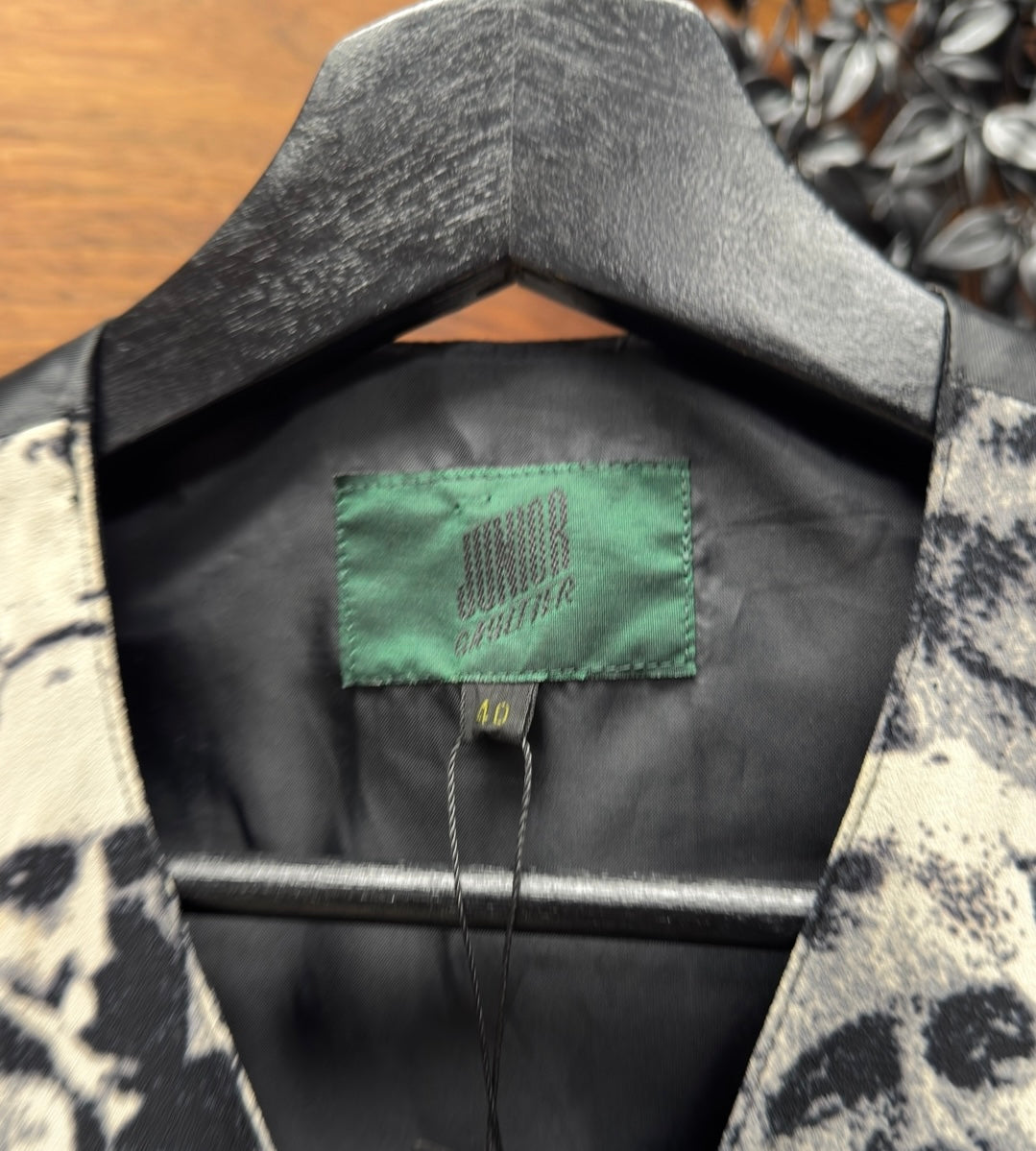 AW1991 Jean Paul Gaultier ‘Faces’ Jacquard Woven Vest