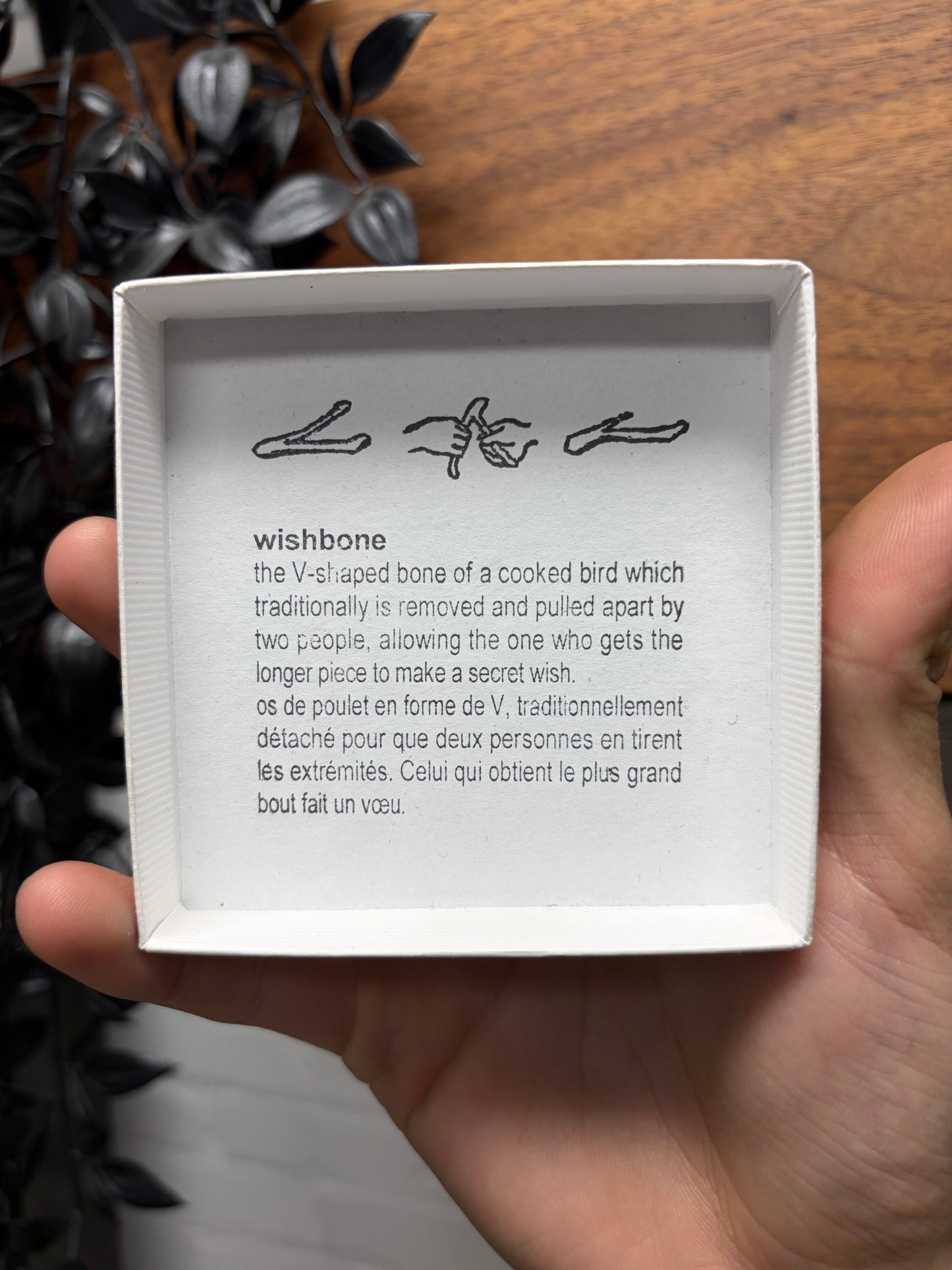 2005 Maison Martin Margiela Painted White ‘Wishbone’ Friends and Family Gift