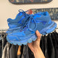 Balenciaga ‘Track 3’ Blue Low Top Sneakers