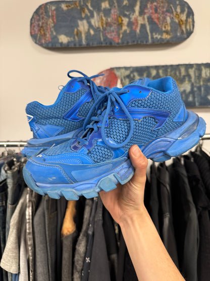 Balenciaga ‘Track 3’ Blue Low Top Sneakers