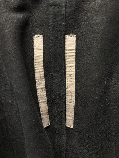 AW2022 Rick Owens ‘Strobe’ Flared Lambskin Leather Pants