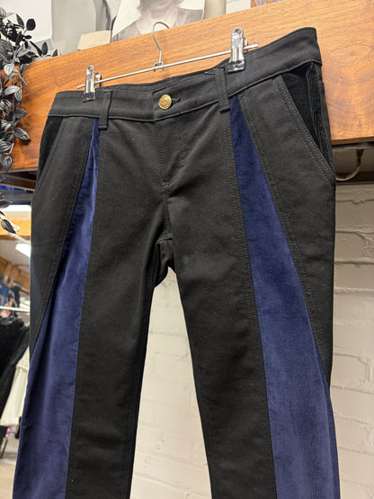 Gucci Corduroy Black/Blue Slim Cut Jeans