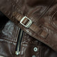 AW2007 Undercover Brown Lambskin Leather Worker’s Jacket