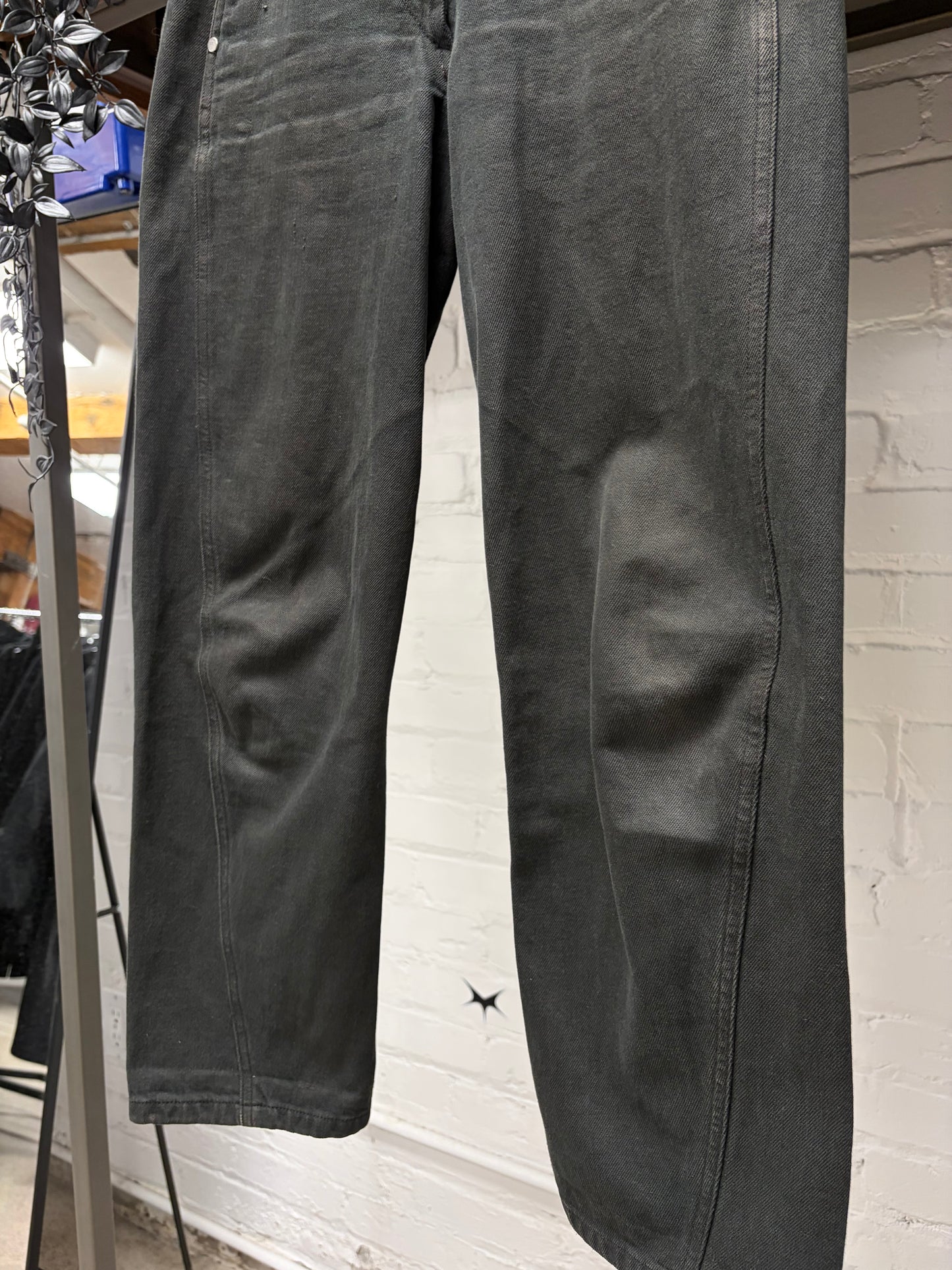 Lemaire Black Straight Cut ‘Twist Seam’ Denim