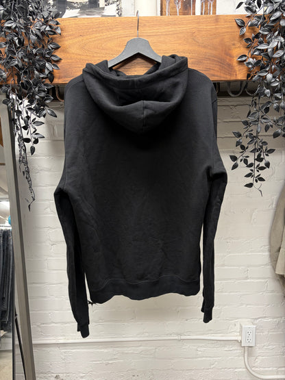 2019 Saint Laurent ‘Shooting Star’ Black Logo Hoodie