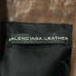 AW2010 Balenciaga by Nicholas Ghesquiere Lambskin Leather Jacket