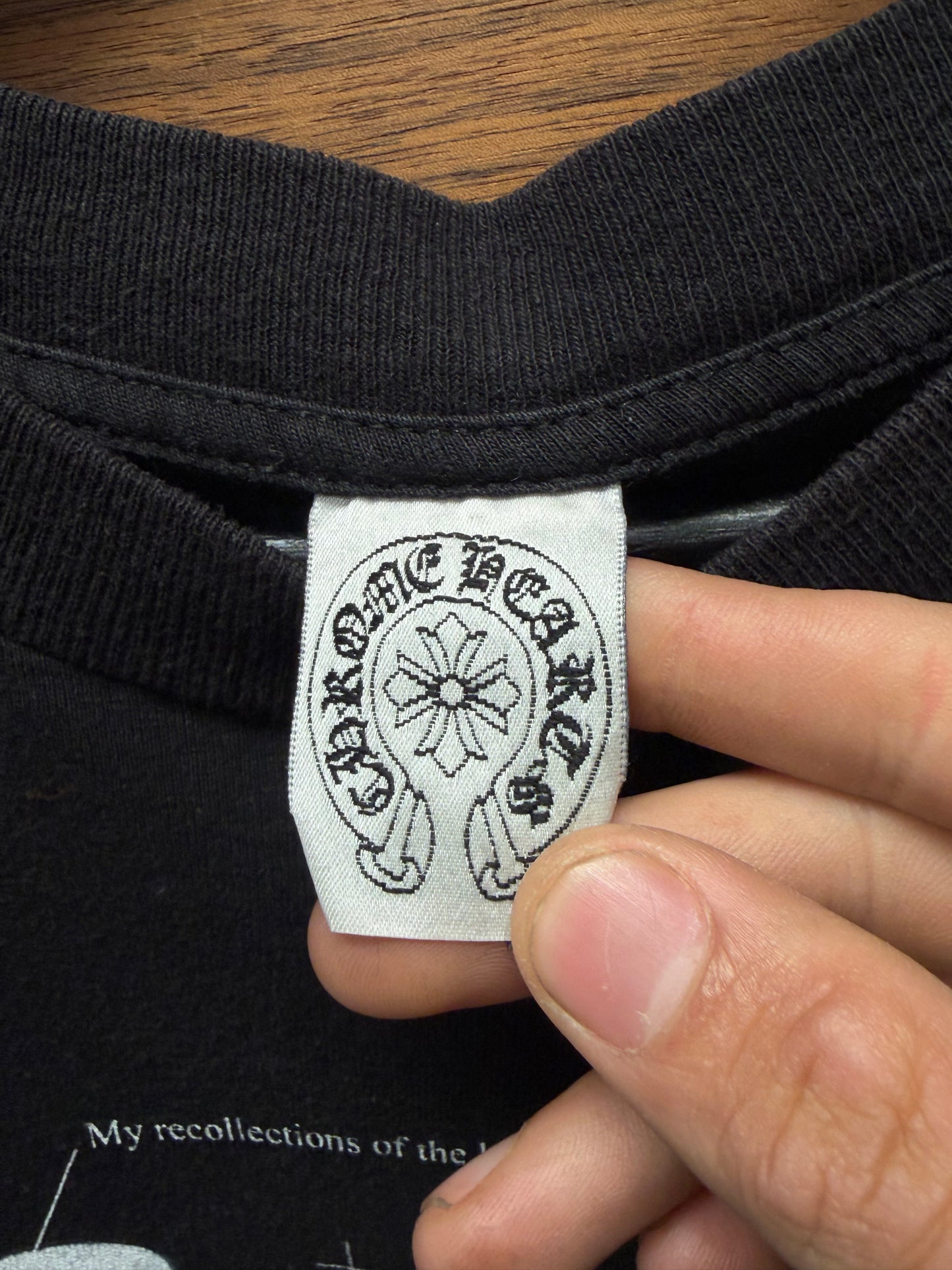 Vintage Chrome Hearts ‘Foti Soldier’ Faded Black Graphic T-Shirt