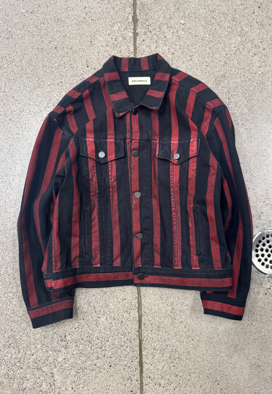 Bare Knuckles ‘V1’ Painted Denim Trucker Jacket
