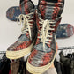 AW2022 Rick Owens Genuine Python Skin ‘Strobe’ Geobaskets