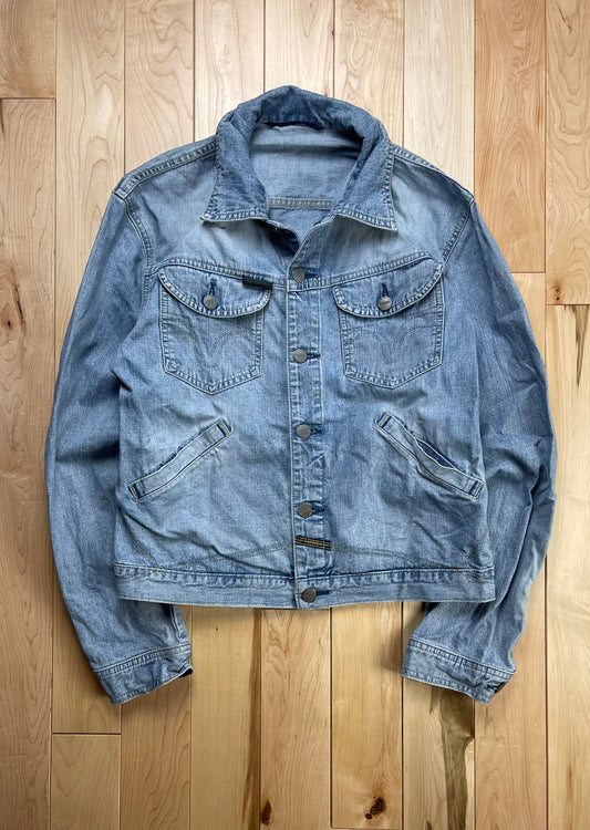 Marithe Francois Girbaud Light Wash Denim Jacket