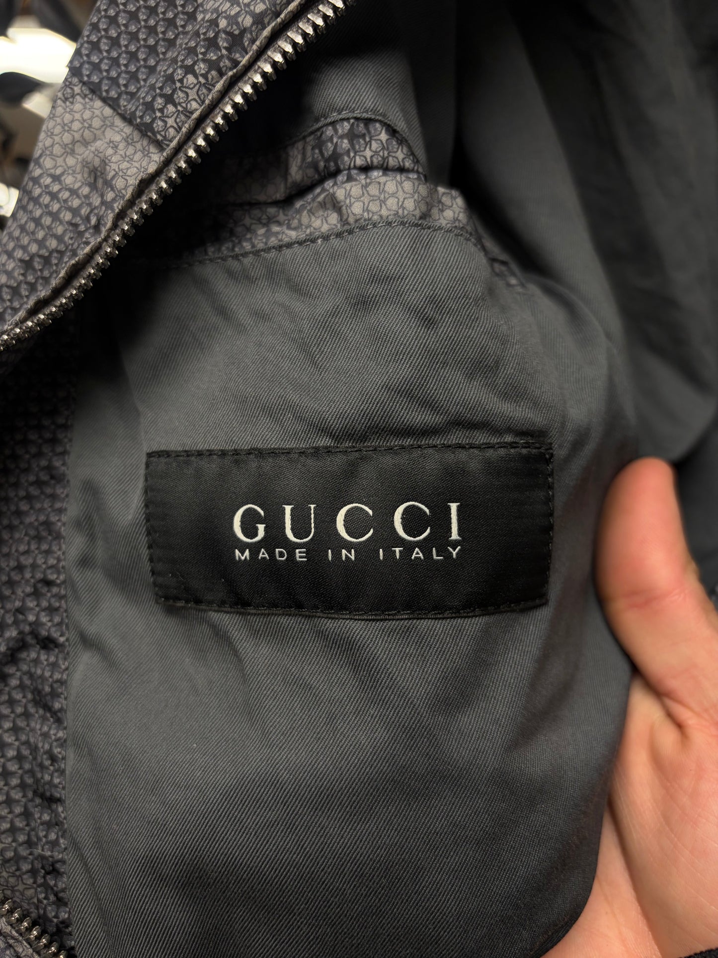 Mid 2000s Gucci ‘Stealth Camo’ Light Bomber Jacket