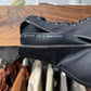 Rick Owens Waxed Nylon ‘Ramones’ Black High Top Sneakers