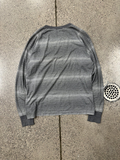 Undercover Striped ‘Peacebuilder’ Patch Long Sleeve Shirt