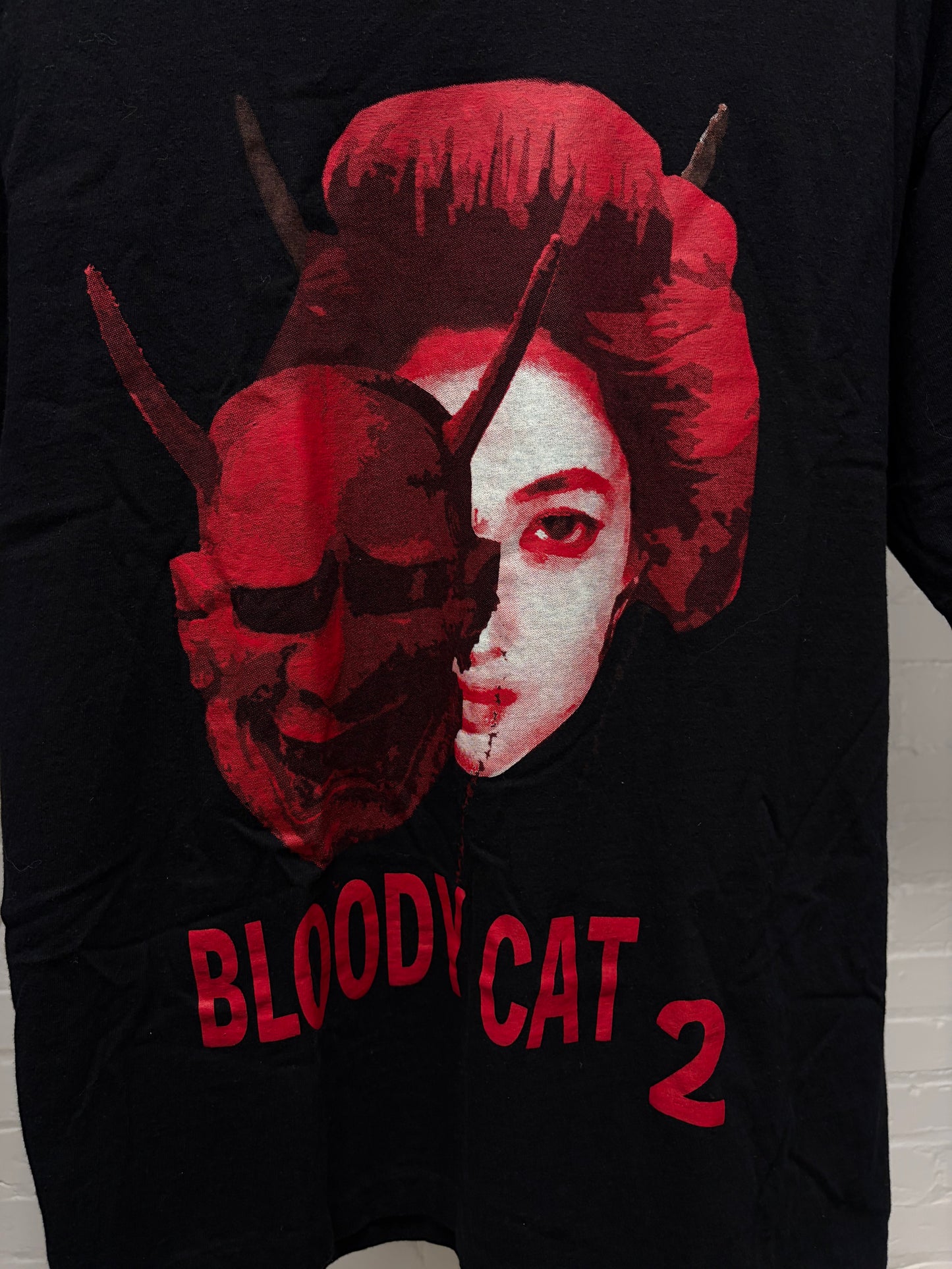 Yohji Yamamoto S’yte ‘Bloody Cat 2’ Black/Red Graphic T-Shirt
